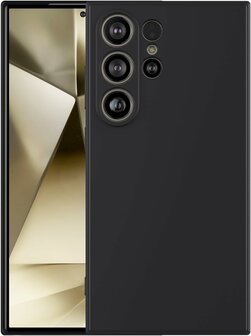 Samsung S24 Ultra - Siliconen Back Cover - Zwart