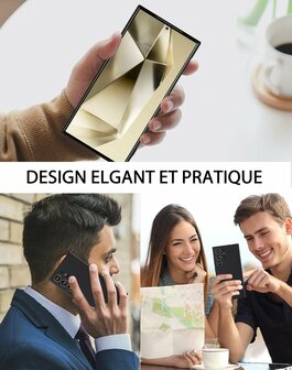 Samsung S24 Ultra - Siliconen Back Cover - Zwart