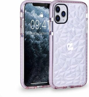 iPhone 11 Pro - Crystal Back Cover - Roze