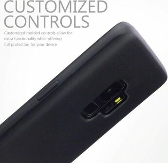 Samsung S9 - Siliconen Back Cover - Zwart