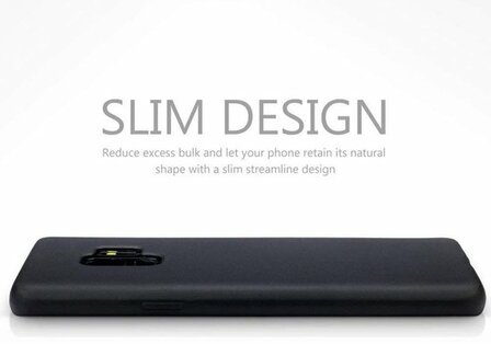 Samsung S9 - Siliconen Back Cover - Zwart