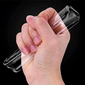 Samsung J4 Plus - Siliconen Back Cover - Transparant