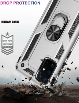 Samsung S20 Plus - Armor met Kickstand Ring - Grijs