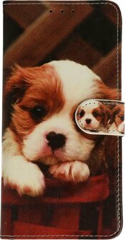 Samsung S21 FE - Book Case - Puppy