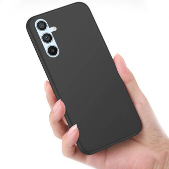 Samsung S23 FE - Siliconen Back Cover - Zwart