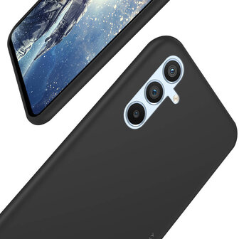 Samsung S23 FE - Siliconen Back Cover - Zwart