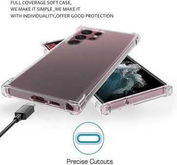 Samsung S23 Ultra - Anti Shock - Transparant