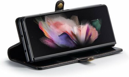 Samsung Z Fold 3 Charcoal Gray - Book Case