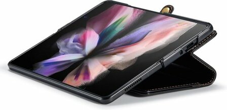 Samsung Z Fold 3 Charcoal Gray - Book Case