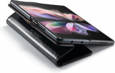 Samsung Z Fold 3 Charcoal Gray - Book Case