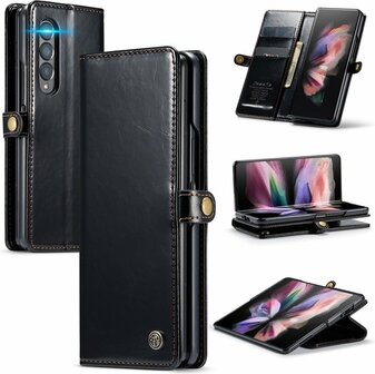 Samsung Z Fold 3 Charcoal Gray - Book Case