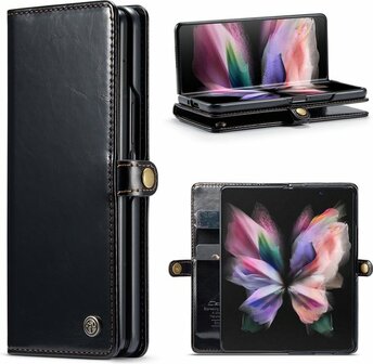Samsung Z Fold 3 Charcoal Gray - Book Case