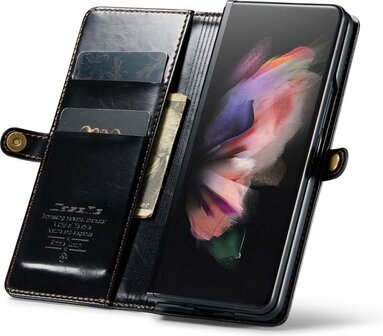 Samsung Z Fold 3 Charcoal Gray - Book Case