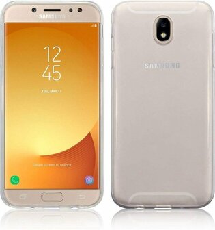 Samsung J7 2017 - Siliconen Back Cover - Transparant
