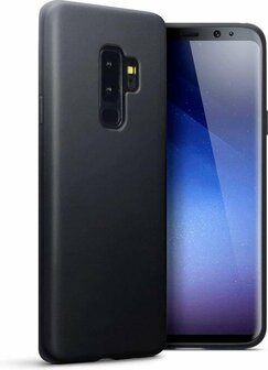 Samsung S9 Plus - Siliconen Back Cover - Zwart