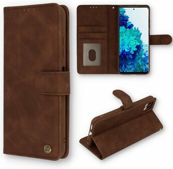 Samsung S21 FE Chocolate Brown - Book Case