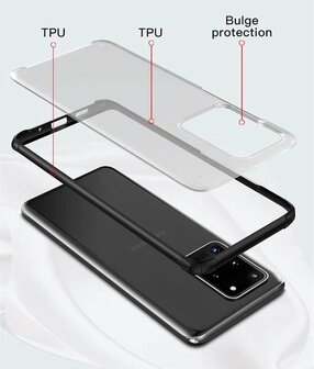 Samsung S20 Ultra - Multi Protective Back Cover - Zwart