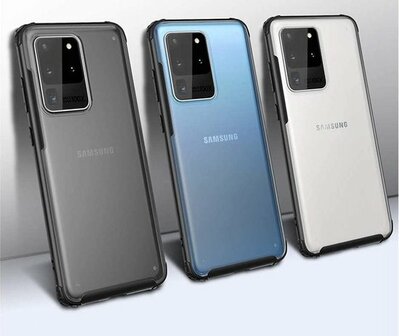Samsung S20 Ultra - Multi Protective Back Cover - Zwart