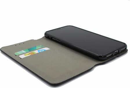 iPhone 12 Mini Zwart - HQ Slim Book Case