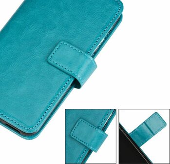 Samsung S20 Ultra - Rits Book Case - Turquoise