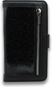 Samsung S10 - Rits Book Case - Zwart