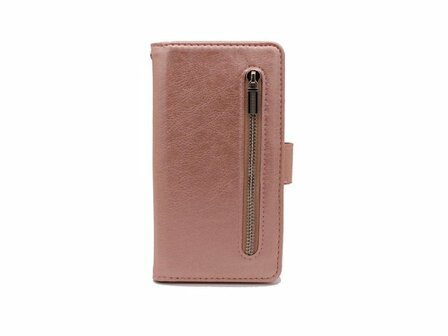 Samsung S20 Ultra - Rits Book Case - Ros&eacute;goud