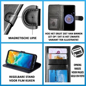 Samsung S20 Plus - Rits Book Case - Ros&eacute;goud