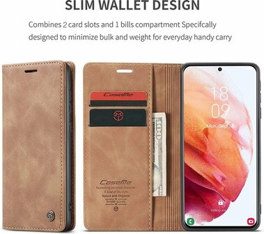 Samsung S21 Plus Sienna Brown - Book Case