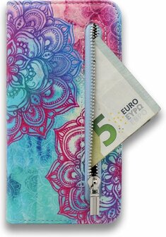 Samsung S10E - Book Case met Rits - Mandala