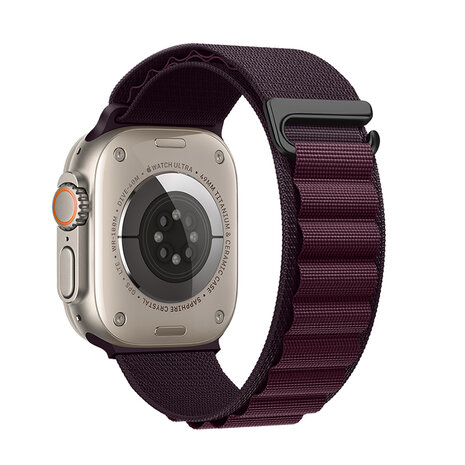 Hoco Climbing WA 20 Watch Bandje - Geschikt voor Watch - 42MM / 44MM / 45MM / 49MM - Bordeaux