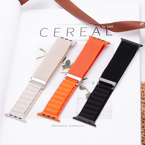 Hoco Climbing WA 20 Watch Bandje - Geschikt voor Watch - 42MM / 44MM / 45MM / 49MM - Bordeaux