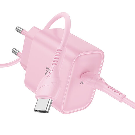 Nintendo Switch - 2m Type C &amp; Stekker (DC71) - 25W - Roze