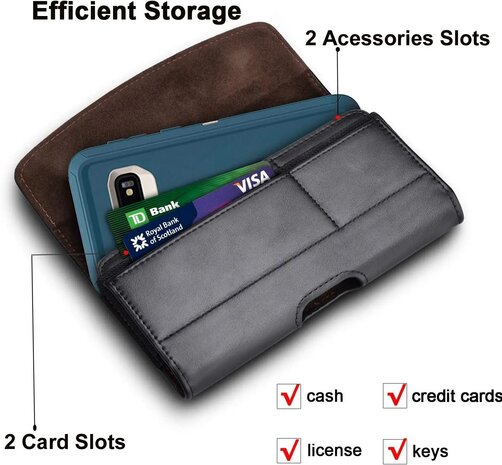 Samsung Z Fold 2 Zwart - Riemtas