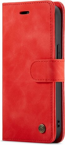 iPhone 14 Crimson Red - 2 in 1 Book Case