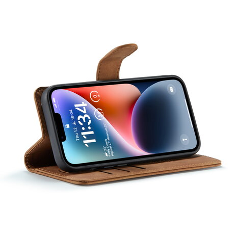 iPhone 13 Sienna Brown - 2 in 1 Book Case