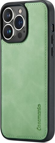 iPhone 14 Pro Pistache Green - 2 in 1 Book Case