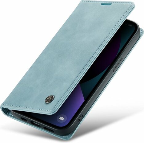 iPhone 13 Mini Aqua Blue - Book Case