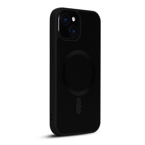 iPhone 15 - Zwart - Carbon MagSafe Back Cover