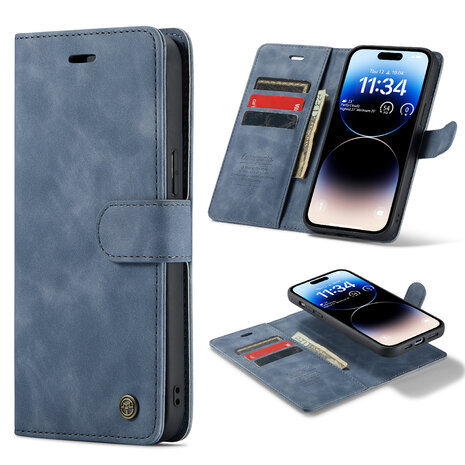 iPhone 13 Pro Max Shadow Gray - 2 in 1 Book Case