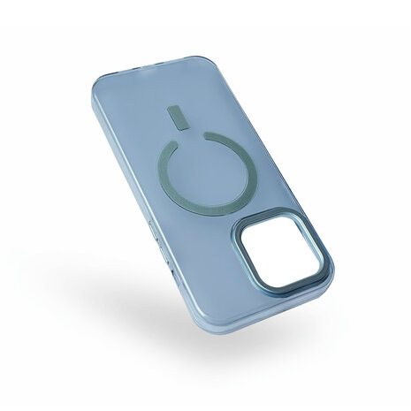 iPhone 15 Blauw - Extra Stevig TPU Back Cover - Geschikt voor Magsafe