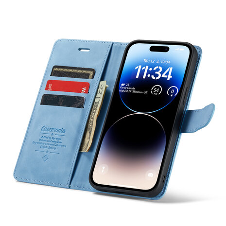 iPhone 13 Pro Max Sky Blue - 2 in 1 Book Case