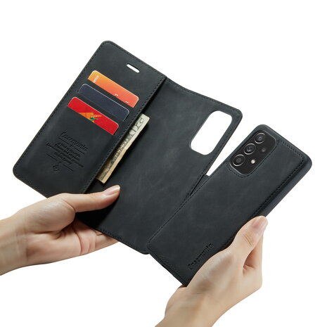 Samsung A71 Charcoal Gray - 2 in 1 Book Case
