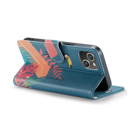 iPhone 14 met Tropica Print - Book Case