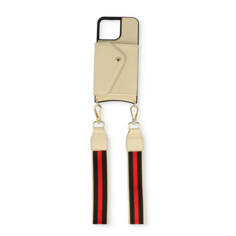 iPhone 14 Pro Wit - Back Cover met Band