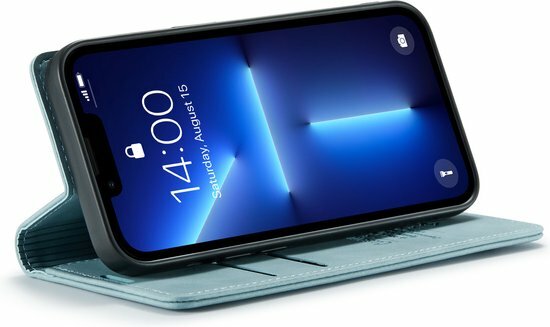 iPhone 13 Pro Max Aqua Blue - Book Case