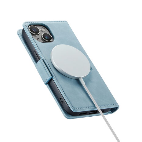 iPhone 15 Aqua Blue - MagSafe Book Case