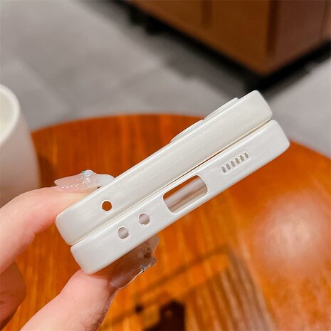Samsung Z Flip 6 - Zwart - TPU Back Cover - Geschikt voor Magsafe