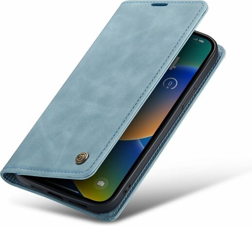 iPhone 14 Aqua Blue - Book Case