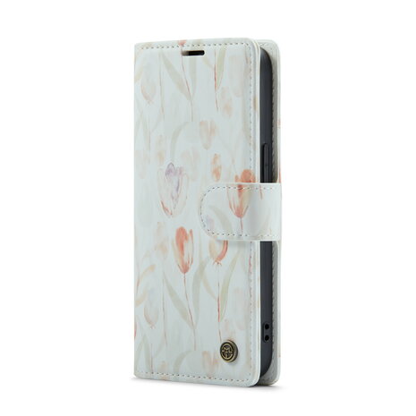 iPhone 14 met Tulpen Print - Book Case
