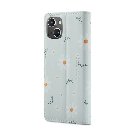 iPhone 14 met Madeliefje Print - Book Case